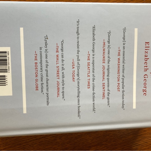 Elizabeth George “Something to Hide” Inspector Lynley Latest Hardcover Novel - Picture 3 of 6